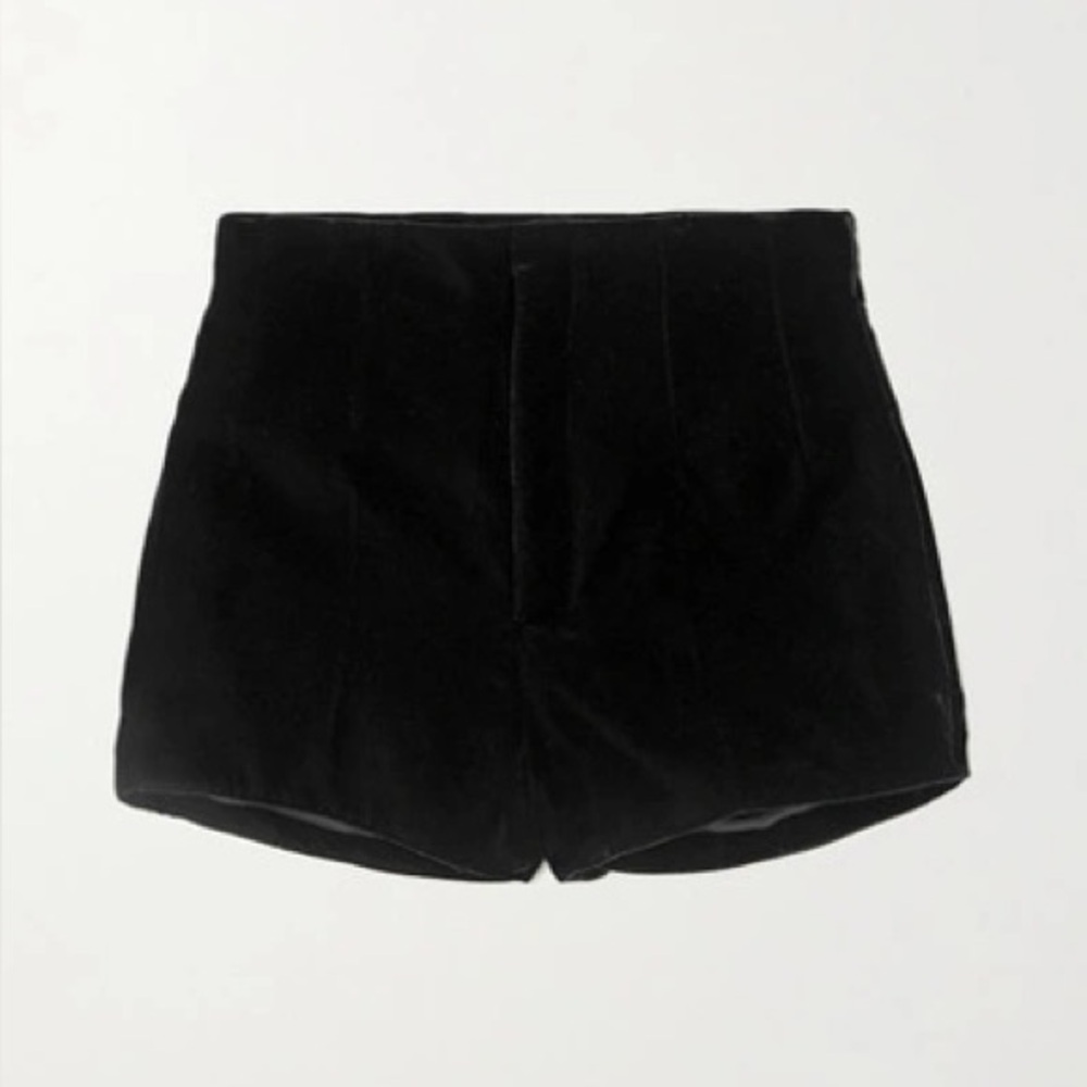 Saint Laurent Velvet Shorts